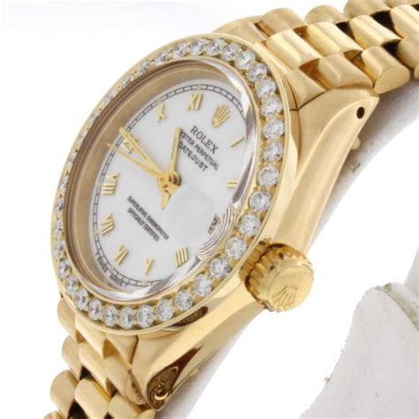 rolex yellow gold ladies datejust price with diamond bezel|Rolex Datejust 28mm two tone.